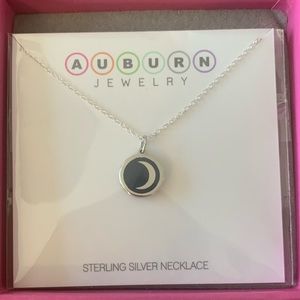 Auburn Jewelry Mini Moon Charm Necklace